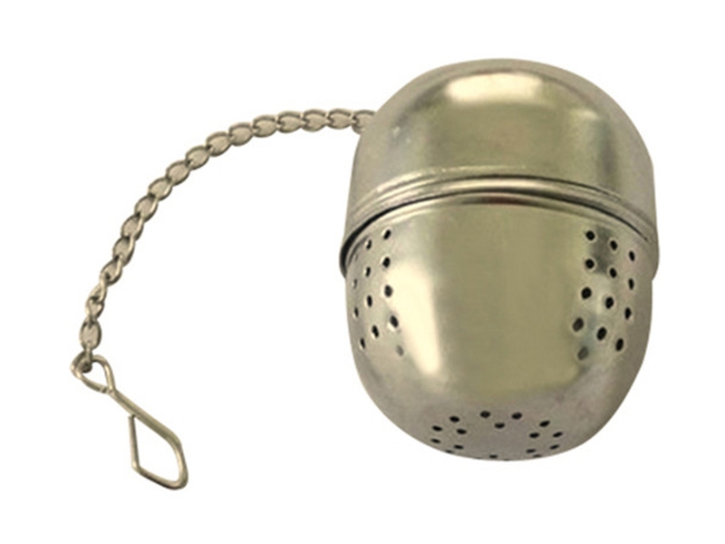 filtro para infusiones con diseño en bola de acero inox 1.50